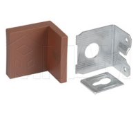 Мебельный навес универсальный, металл, коричневая пластиковая заглушка, 15 кг: 55031-017