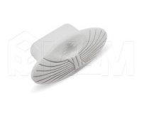 Ручка-кнопка белый/серебро винтаж: WPO.503.000.00V4