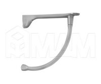 Менсолодержатель для деревянных полок L-230 мм, хром матовый (2 шт.): AZ.095.AP