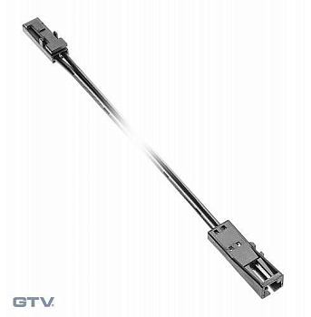 GTV: Провод с соединителями для освещения, 200СМ, черный LZ-KAPR2M-10