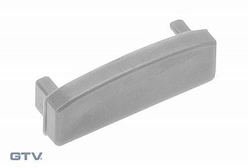 GTV: Заглушка для профиля PA-GLAXNK-AL - цвет серебристый (цена за 10шт.) PA-ZASGLAXNK-00