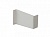 Накладка декоративная для навеса шкафа 806000100DX, белая, правая
