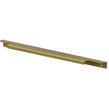 Ручка-профиль накладная 396мм, отделка бронза