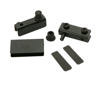 Boyard: К-т петель для 1 стекл. фасада без сверл., Bl HG001/Bl