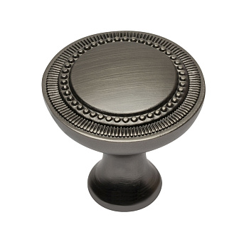 Ручка-кнопка IMPERIA, шлифованый титан GTV GA-IMPER-1-11