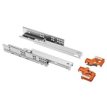 GTV: Направляющая нижнего монтажа 600мм 25кг Modern Slide Push To Open полное выдвижение GTV PB-0FPO-600