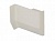 Накладка декоративная для навеса шкафа 801000100DX, белая, правая