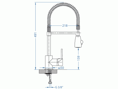 Смеситель Alveus Billy-S душ, хром Смеситель Alveus Billy-S душ, хром