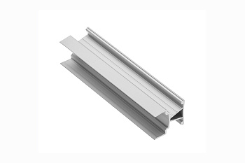 GTV: Алюминиевый профиль GLAX MINI торцевой, двухсторонний, цвет серебро, для ДСП 18мм (цена за 3 метра) PA-GLAXMNBDW3M-AL