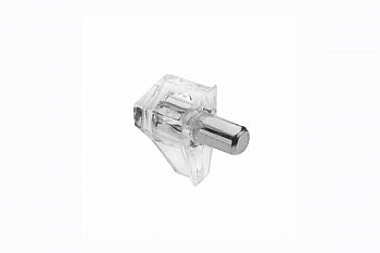GTV: Полкодержатель Safety L 001 прозрачный (цена за 1000шт.) PP-SPL001-01
