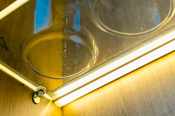 GTV: Алюминиевый профиль GLAX MINI для полок, (цена за 2 метра) PA-GLAXMPK-AL