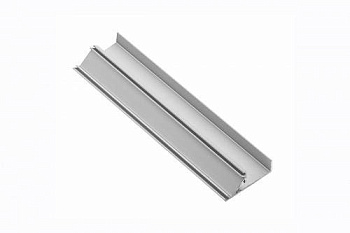 GTV: Алюминиевый профиль GLAX торцевой, односторонний, цвет серебро, для ДСП 16мм (цена за 3 метра) PA-GLAXNBJ3M16-AL