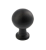 GTV: Ручка NORD кнопка, черный матовый: GZ-NORD-1-20M