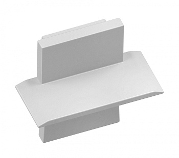 GTV: Заглушка для профиля GLAX MINI врезного высокого - цвет серебристый (цена за 10шт.) PA-ZASGLAXMWK-00