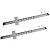 Комплект шариковых направляющих h.35, L=454мм для поворотно-сдвижных фасадов, отделка цинк