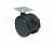 Опора двухколесная с площадкой, D40 мм, со стопором: OK-40/1-CT