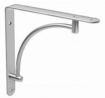 GTV: Полкодержатель 073025 инокс WB-073025-01