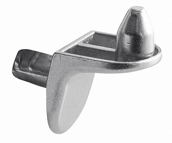 GTV: Полкодержатель для стеклянных и деревянных полок DR5, Крепление под пресс, хром PP-GL-DR5-01