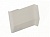 Накладка декоративная для навеса шкафа 801000100SX, белая, левая