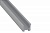 Направляющая врезная L=3000мм, пластик серый