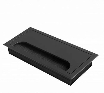 GTV: Пропуск для кабеля Мерида 80x160 черный LB-80X160-20