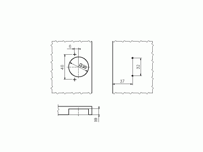 Петля для накладных дверей Firmax Click-on Soft-Close, угол открывания 100°, 48мм