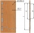 PULSE Корректор фасада, врезной, регулировка по середине, L 1200-2300 мм, компл. на 1 дв.: INCOR2300PU